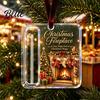 Christmas Tree Decorations Decor with Ornament Acrylic Gift Holder 2Pcs Cash Money Hanging Unique Holiday
