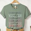 You Are Enough Motivational Positive Vibe Shirt, Mental Health Matters Inspirational Gift for Her, Positive Quote Retro T Shirt, Affirmation