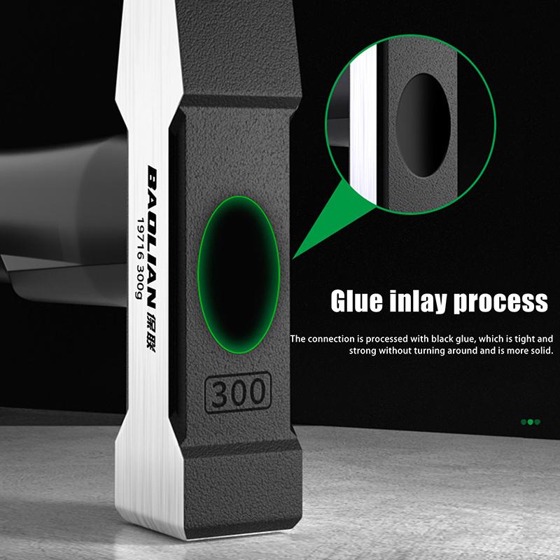 Hardware Tools, Building Decoration, Flat Head Hammer 200/300G, Plastic Coated Duckbill Hammer, Hammer Head 500G, Fitter Hammer