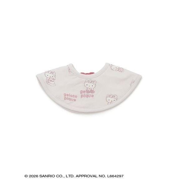 Sanrio House Gelato PiqueBABYAll-over Pattern Bib Maternity WearBaby Products Other Baby Goods Pink