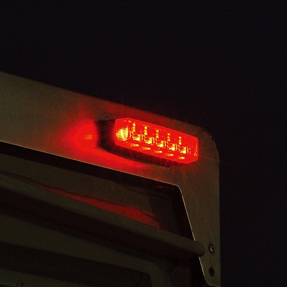 Tsuchiya Yac CE-233 Car Goods Meteor Re 5 LED Car High Light, Clear/Red (Light) DC24V