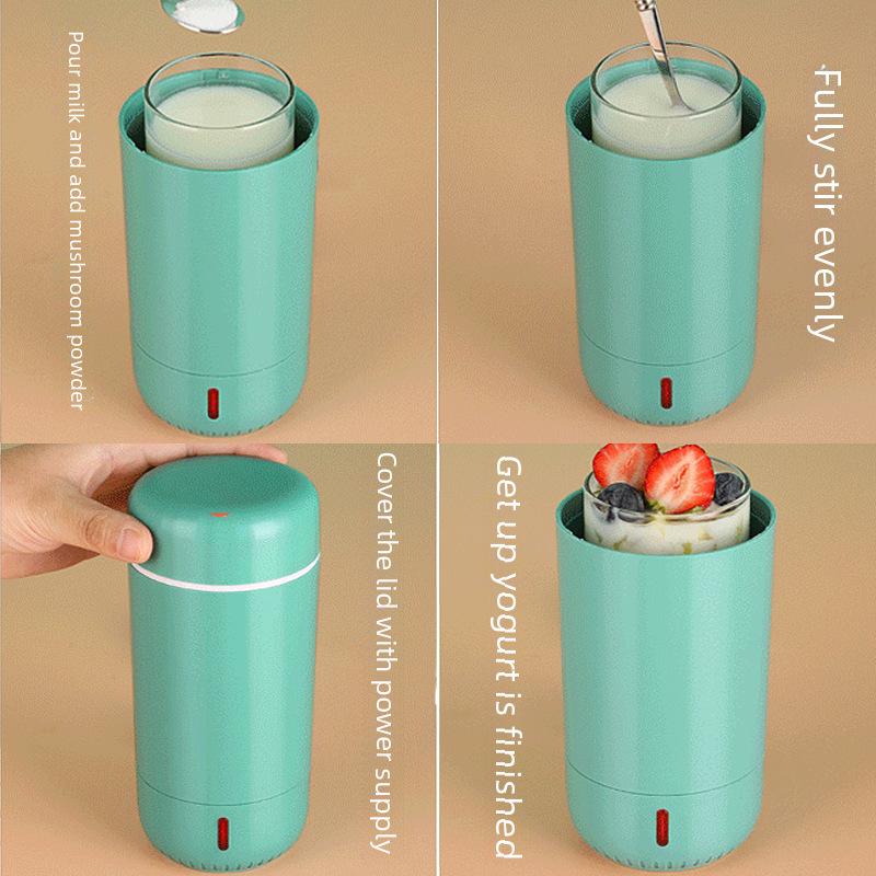 Dual Voltage Portable Yogurt Maker - 110V/220V, Automatic, Multi-Function, Mini Size