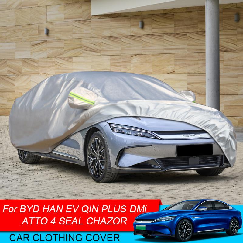 

Для BYD CHAZOR ATTO 4 SEAL QIN PLUS DMi HAN EV Полный автомобильный чехол Дождь, Мороз, Снег, Пыль Водонепроницаемый, Защита от УФ-излучения Аксессуары