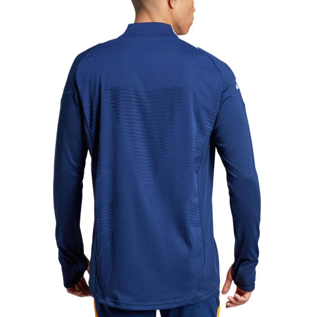 adidas Real Madrid C.F Sweatshirt Men's Navy Blue/Bright Blue/Dark Orange Yellow JE4200-