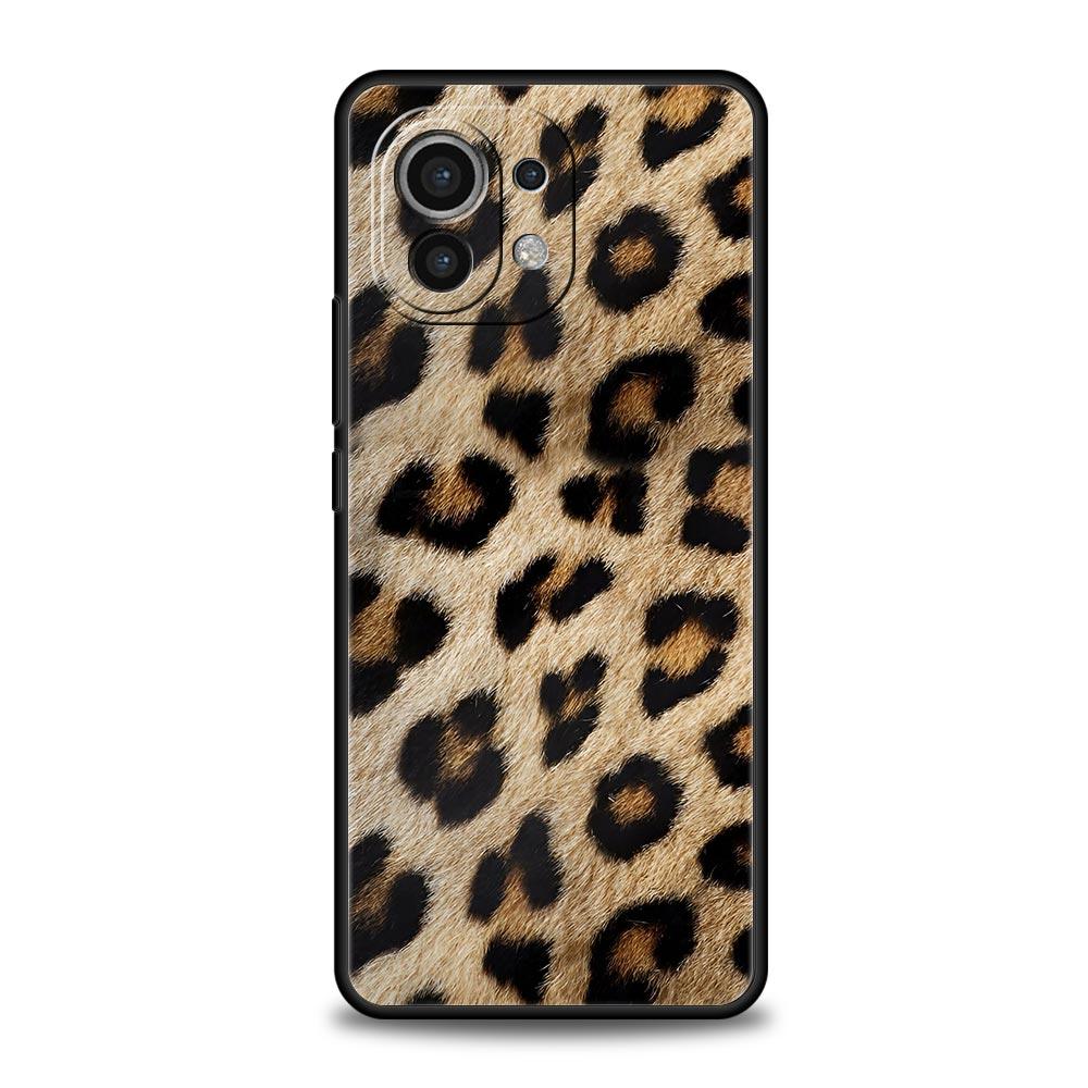 Sexy Trendy Leopard Print Phone Case For Xiaomi Mi 17 15T 15 14 14T 13T 12T Pro 12 13 Lite 5G 11T Poco X6 X7 X5 Pro Soft Cover