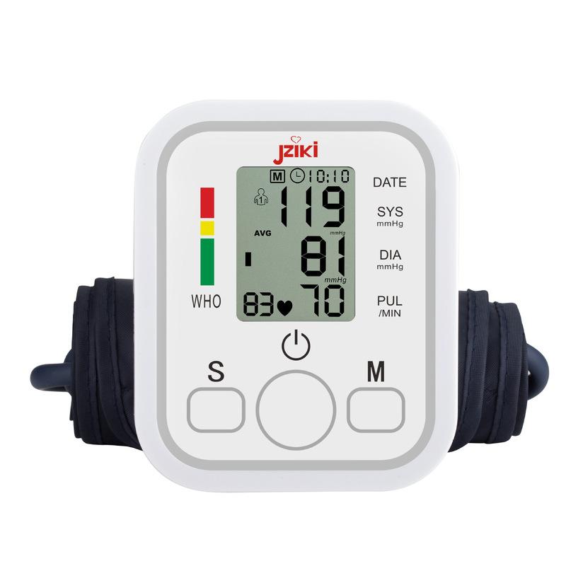 1 Pcs Automatic Digital Upper Arm Blood Pressure Monitor Heart Beat Rate Pulse Meter Tonometer Sphygmomanometers Pulsometer