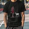 Unisex's Graphic T-Shirt, Basketball Icon & Goat Print T - Shirt