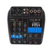 Audio Mixer USB 4 Channel Stereo Line Mixer Professional Stage Equipment 100‑240V UK Plug