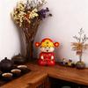 God of Wealth Solar Powered Dancing Toy Cai Shen Car Shaking Head Dancer Doll God of Wealth Toy Figurine Desk Decors