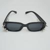 Punk Gothic Nieten Sonnenbrille Unisex Streetwear Mode Brillen
