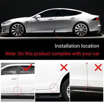 2 Pcs Silicone Car Door Corner Cover Auto Anti-collision Protection Sticker For Toyota CHR Corolla Rav4 Prius Yaris TRD