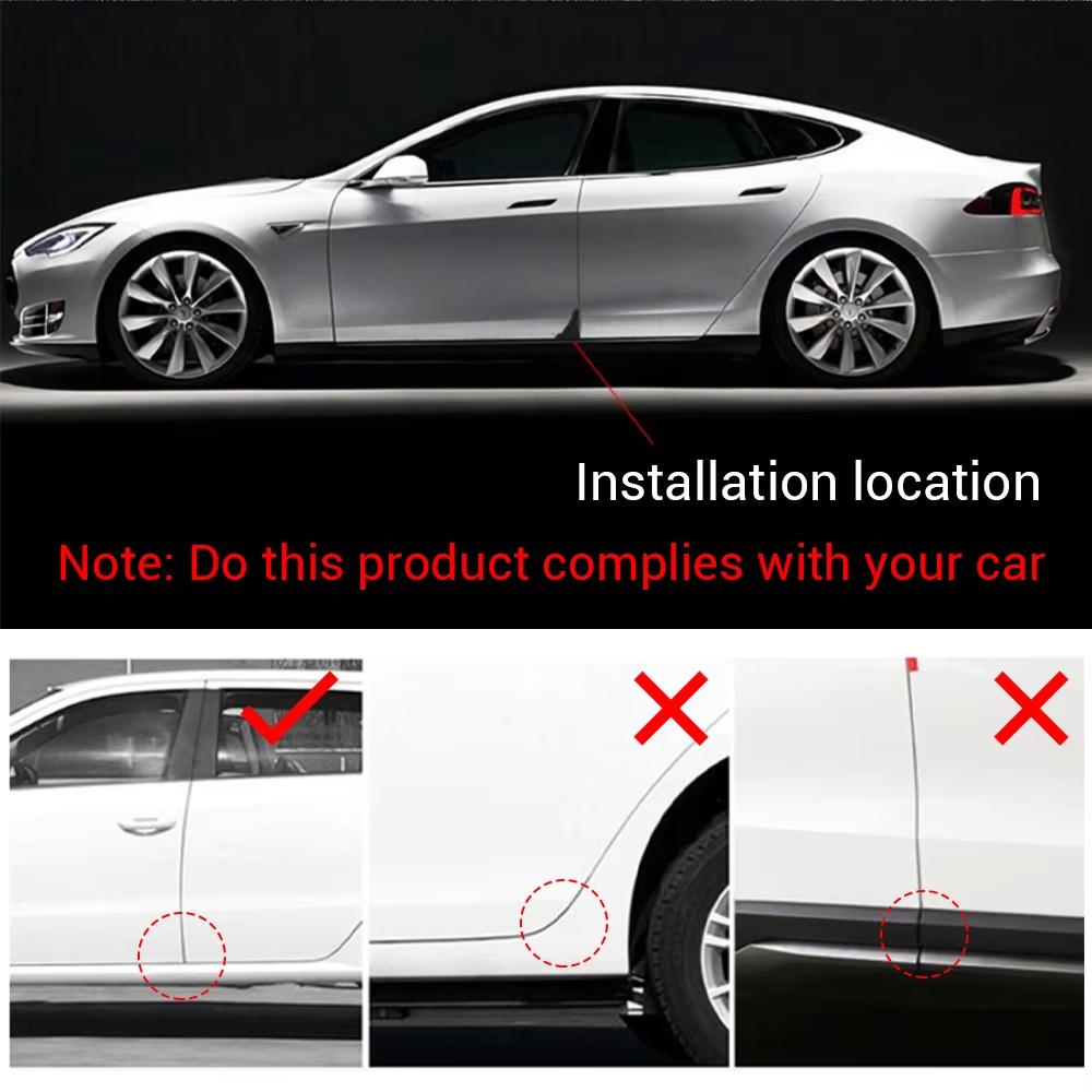 2 PCS Silicone Car Door Corner Cover Anti-Scratch for Toyota Cars