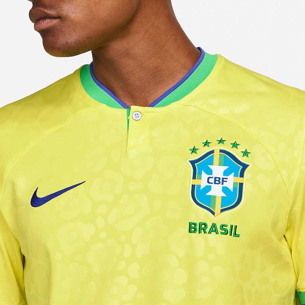 Nike Soccer Jersey 2022 World Cup Brazil Neymar 10 Fan Edition Unisex Yellow DN0680-741