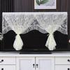 1pcs European Style Lace TV Cover Brand Universal Liquid Crystal TV Cover Cloth Anti Dust and Sun Protection Home Decoration Fabric Easy To Clean