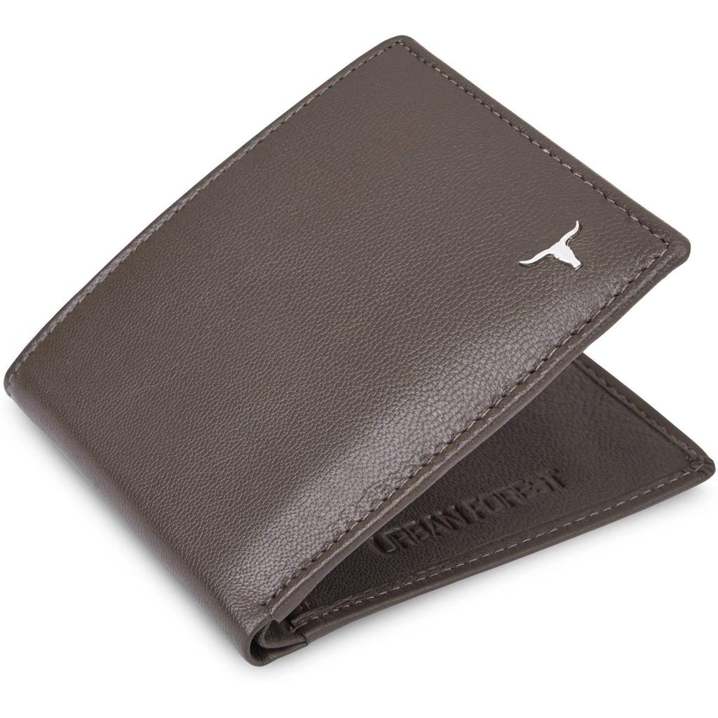 Pánská ležérní, formální peněženka z pravé kůže - běžná velikost (8 slotů pro karty)