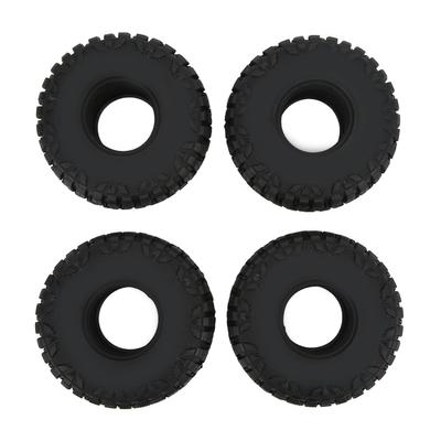 4 Pcs RC Crawler Tires 1.9 Inch Wheel Hub Climbing Rubber Tyres Replacement for Traxxas