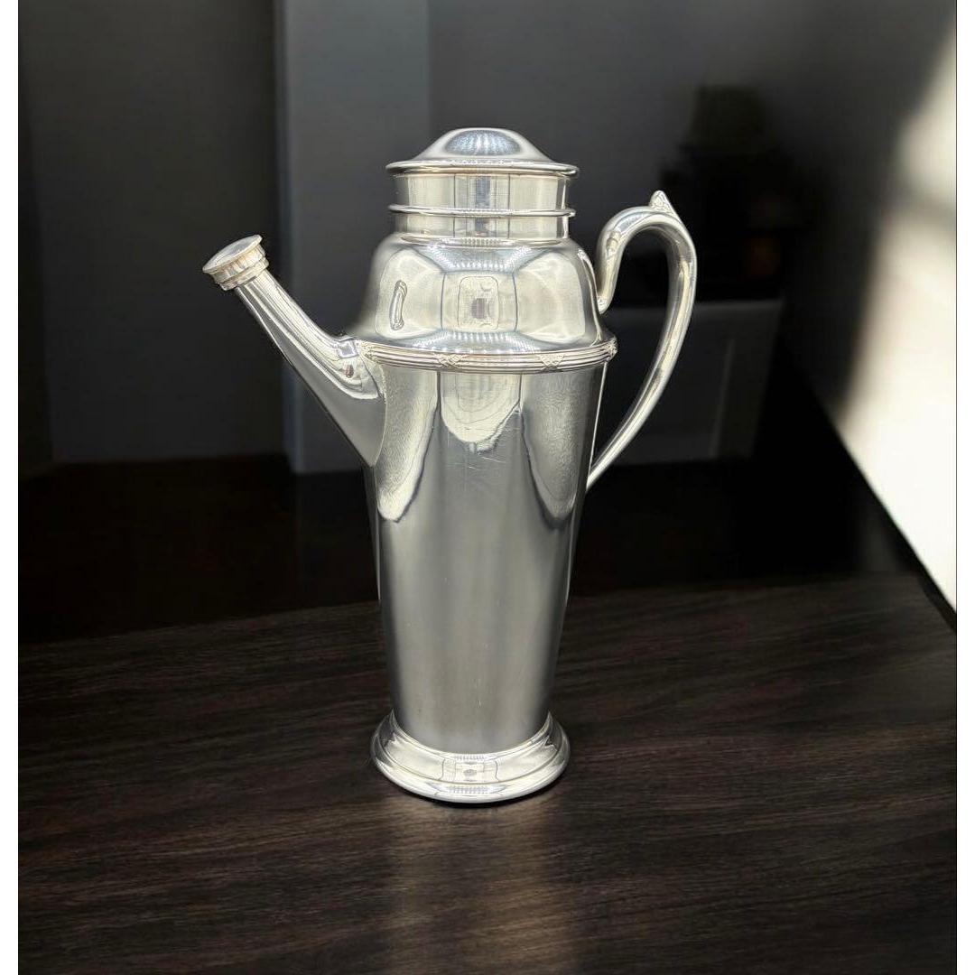 Used Vintage [William Rogers] Cocktail Shaker/Sterling Silver Plate