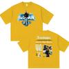 Rappeur Drake Iceman Freeze The World Graphisme d'Album T-shirts Homme Mode Vintage Hip Hop Coton Surdimensionné T-shirt
