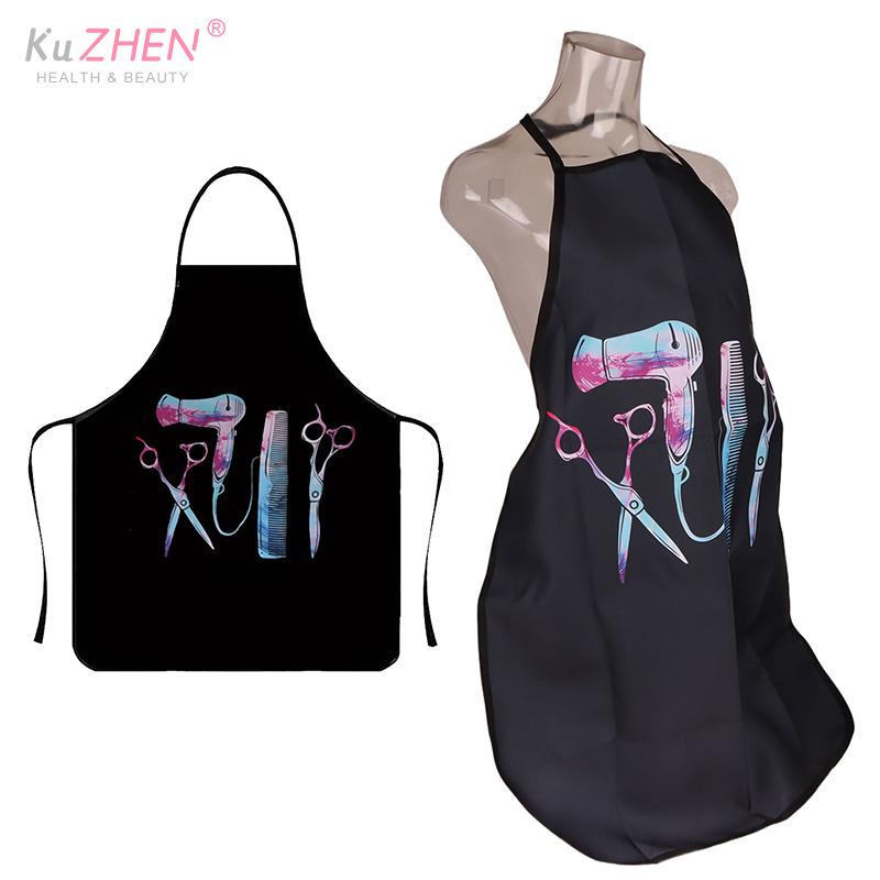 1 szt. Bawełna Oxford Fartuchy dla Fryzjerów Damskie Fartuch Fryzjera do Salonu Domowego Strzyżenia Włosów Tkanina Oxford