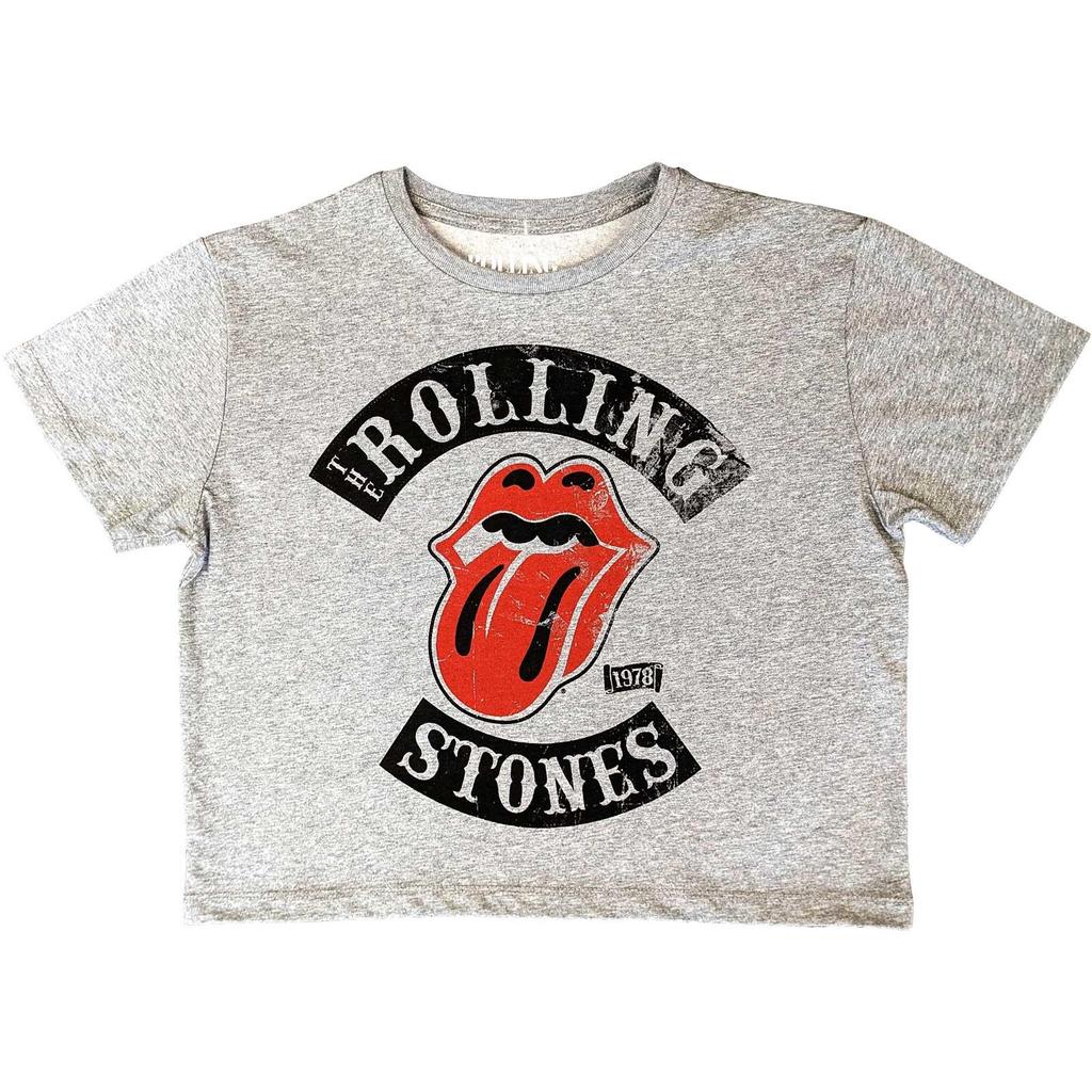 The Rolling Stones Womens/Ladies Tour ´78 Crop Top