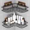 Bathroom Triangular Shelf No Drilling Required Wall-Mounted Kitchen Storage Rack
