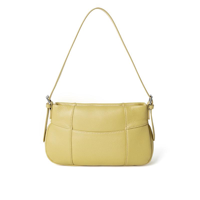 

2026 Fashion Genuine Leather Women s Crossbody Handbag - Top Layer Cowhide, Small Square Design 25.5x16x8 cm