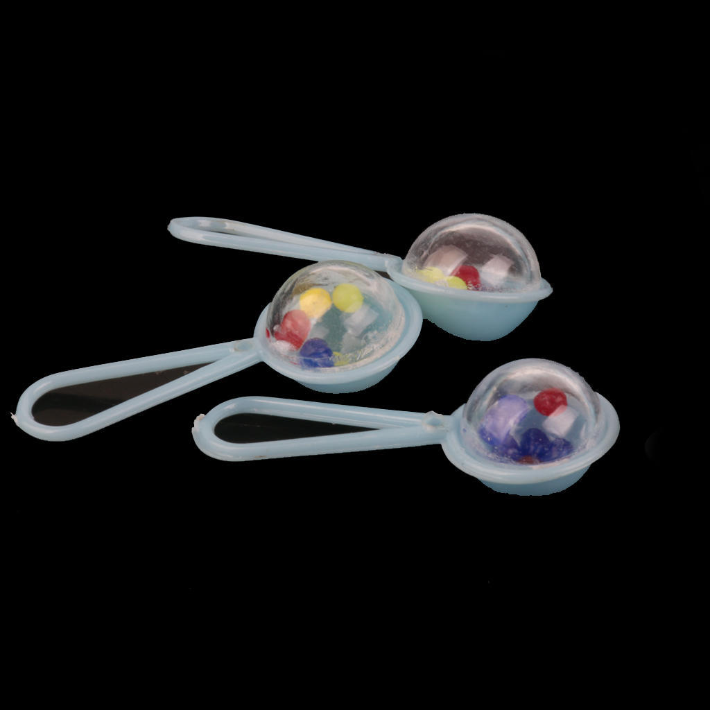 Buy Mini Rattles Baby Shower Favors Party Decor Gift Favor 50pcs Blue at affordable prices