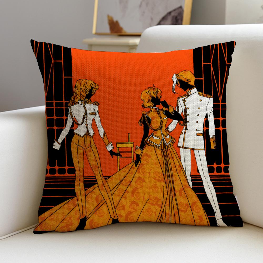 Magical RRevolutionary Girl UtenaS Cushion Cover Pcs Linen Throw Pillow Covers x x Modern Home Decor