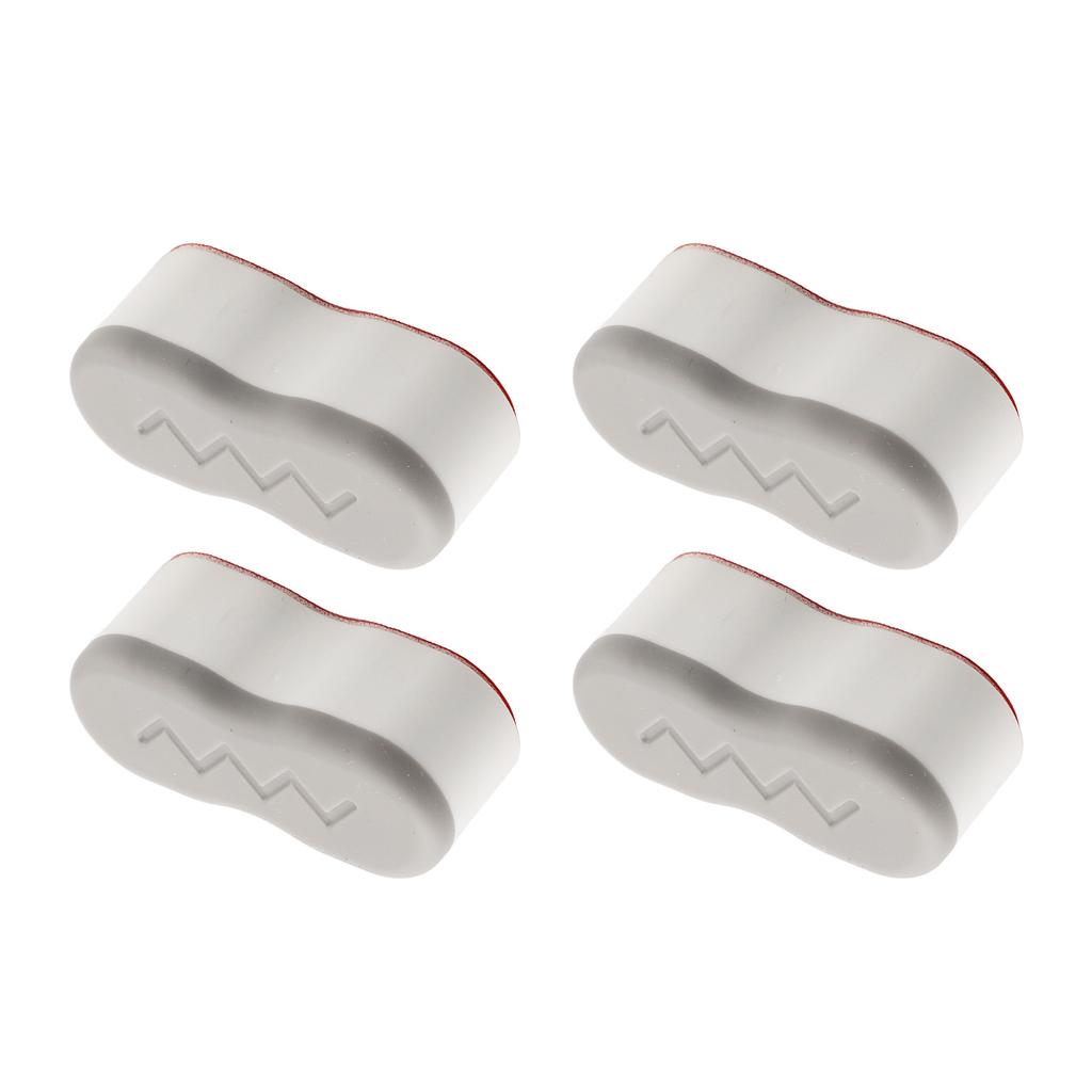 4Pcs Bidet Height-Increasing Pads Toilet Seat Risers Toilet Lid Bumpers Plastic Antislip Gasket Toilet Seat Raise The Seat Ring