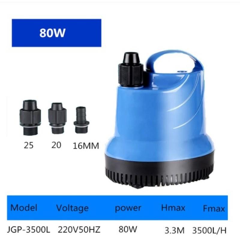 JGP Series Electric High Pressure Submersible Pump Aquarium Ultra-quiet Water Pump Fish Tank Filtering Water Circulation Pump