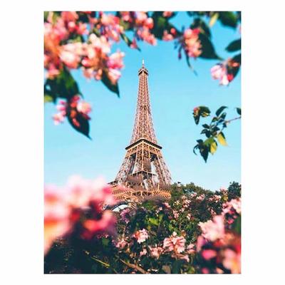 DIY 5D Diamant Malerei Eiffelturm Diamant Stickerei Landschaft Voll Platz Diamant Mosaik Paar Kreuz Stich Wohnkultur