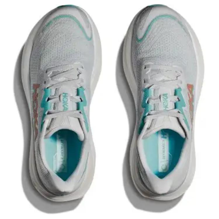 HOKA Skyward X Cosmic Grey Aqua Women Sneakers Rose-Gold 1147912-CYRS