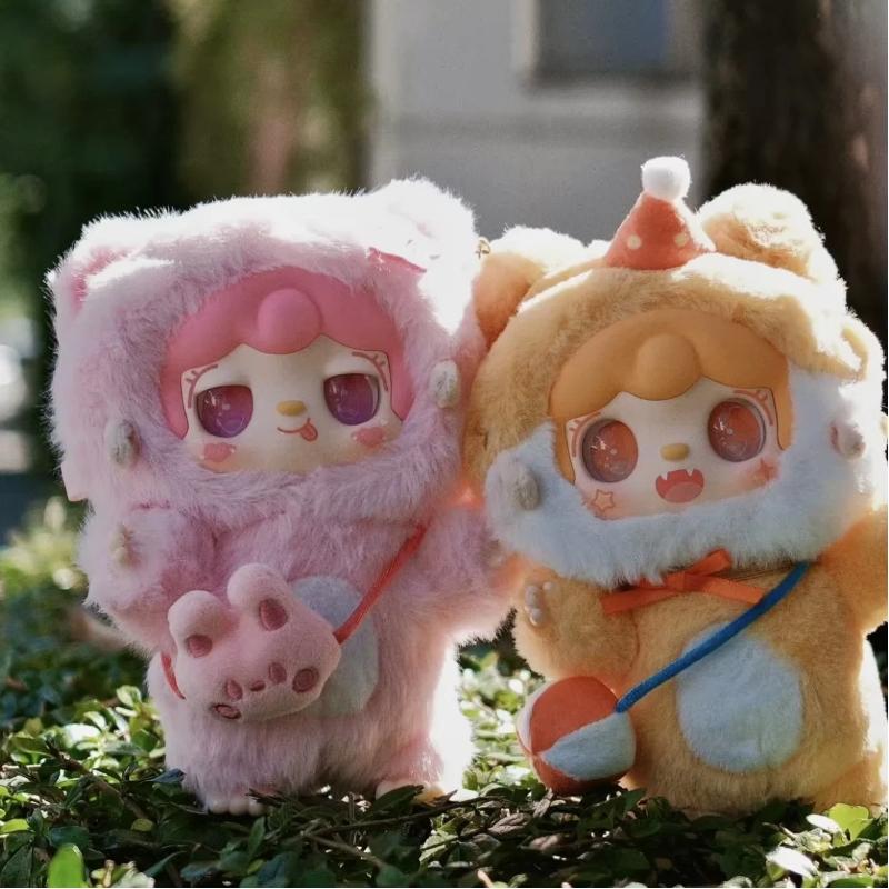 Yooki V2 Kitten Kindergarten Series Vinyl Plush Blind Box Dolldesktop Ornament Backpack Charm Trend Toys Fun Mystery Box Gifts