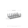 Durable Kitchen Storage Rack 6 Grids Pots Lids Organizer Rack Kitchen Pot Lid Holder