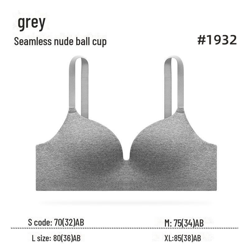 

Дышащий спортивный бюстгальтер для девочек: Поднимает, поддерживает и предотвращает провисание. single piece; 36/80 AB Tong Cup серый