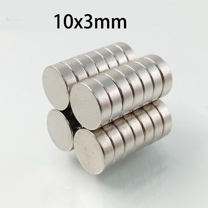 

10/20/50pcs 10x3mm Magnets, Super Heavy Duty Disc Magnets for Industrial, Workshop, Tool Holders, CNC, Jigs & Fixtures