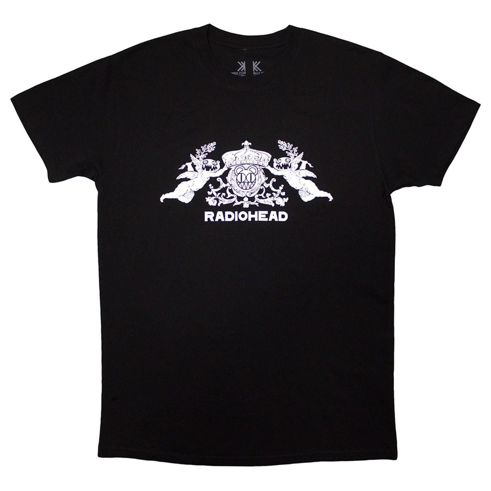 Radiohead Bearhead Crest Organic T Shirt M