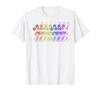 Disney Mickey Friends Mickey Mouse Rainbow Lineup & T-Shirt