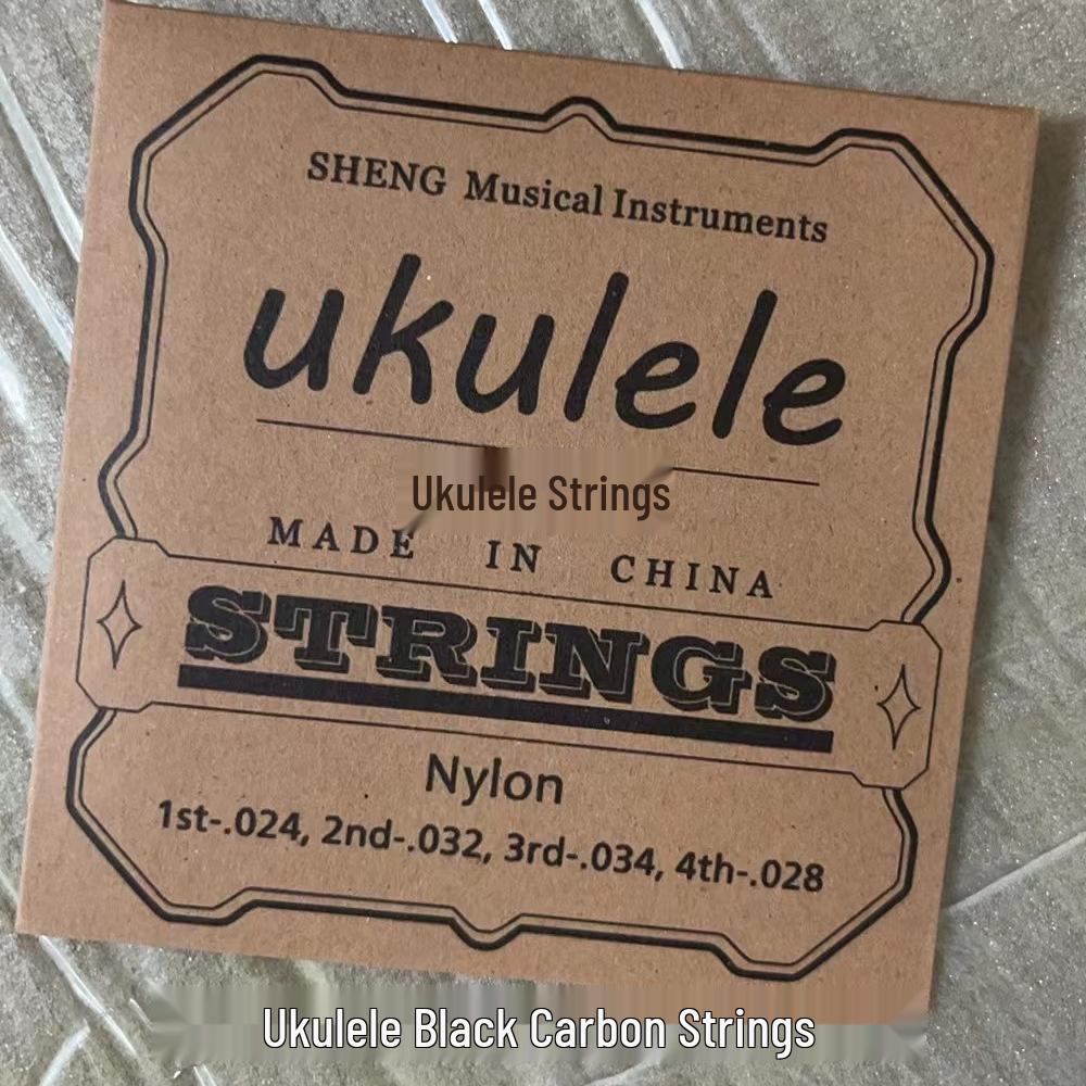 Ukulele-Nylonsaitensatz für 1-4 Saiten, Weiß - Universelles Instrumentenzubehör