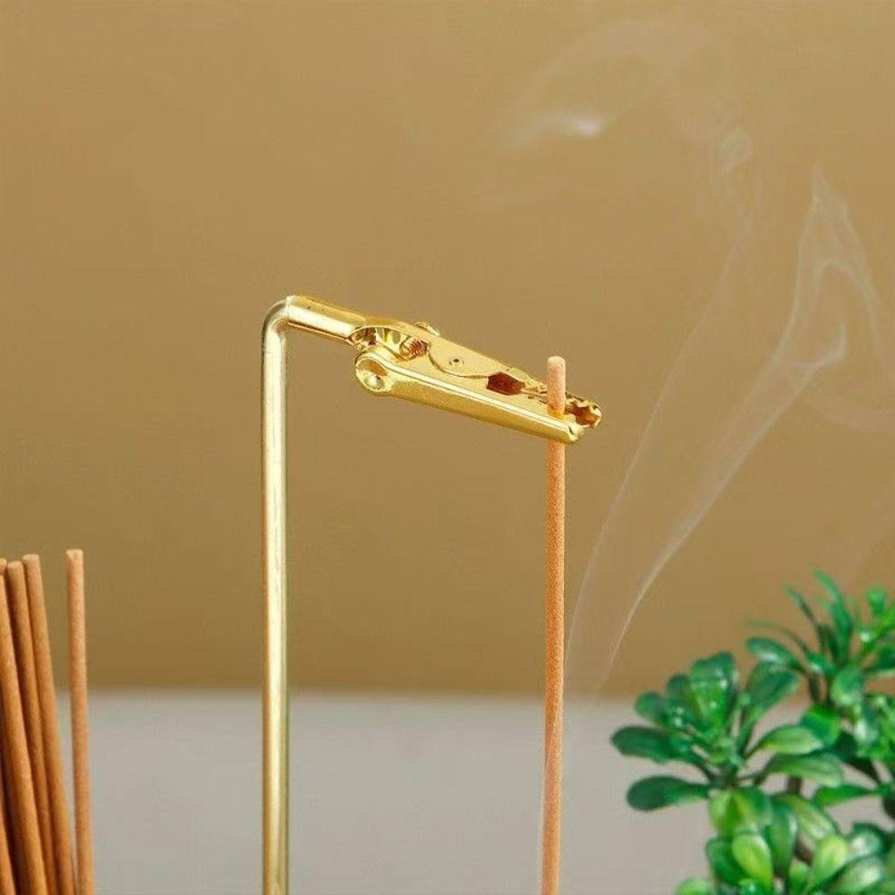 Wooden Base Incense Burner for Sticks Removable Glass Incense Candle Stand  Meditation
