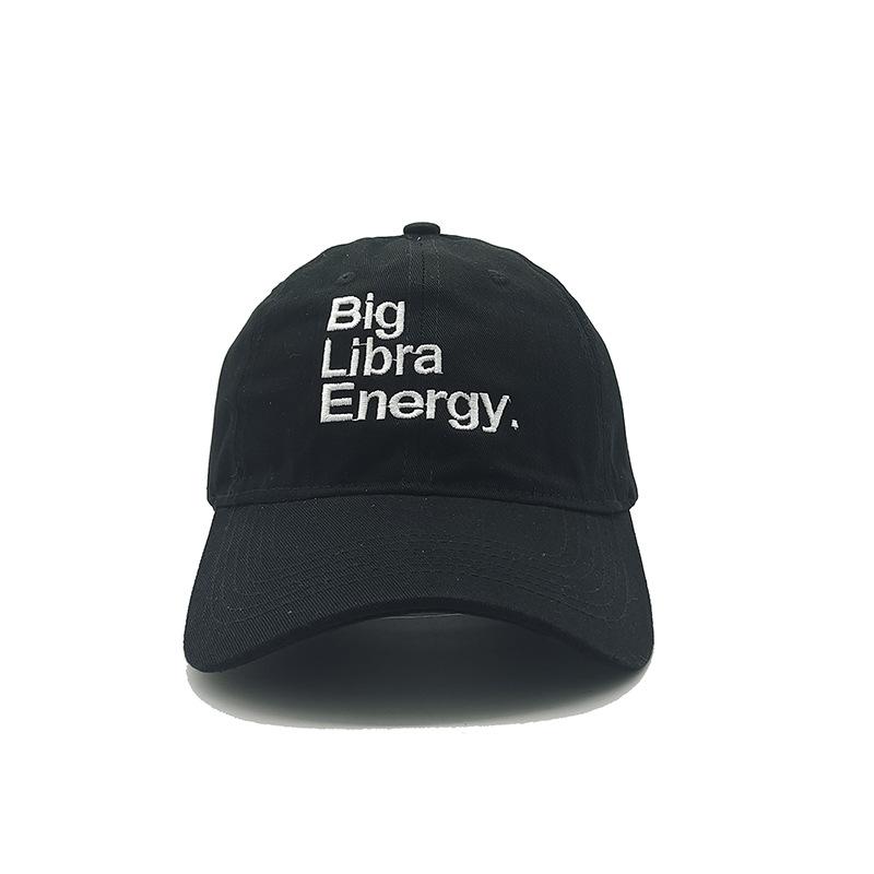 Zodiac Embroidey Cotton Baseball Cap Men Soft Top Black Color Outdoor Sun Hat Women Sport Sunshade Caps Unise Gorras