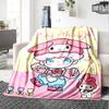 Pop Mart Blanket Soft & Cozy Perfect for Couch Office Seaside for All Seasons Playful Design Unique Gift for Family and Friends Camping