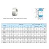 Selbstschmierendes Radial-Gelenklager Ge5C Ge6C Ge8C Ge10C Ge15C Ge20C
