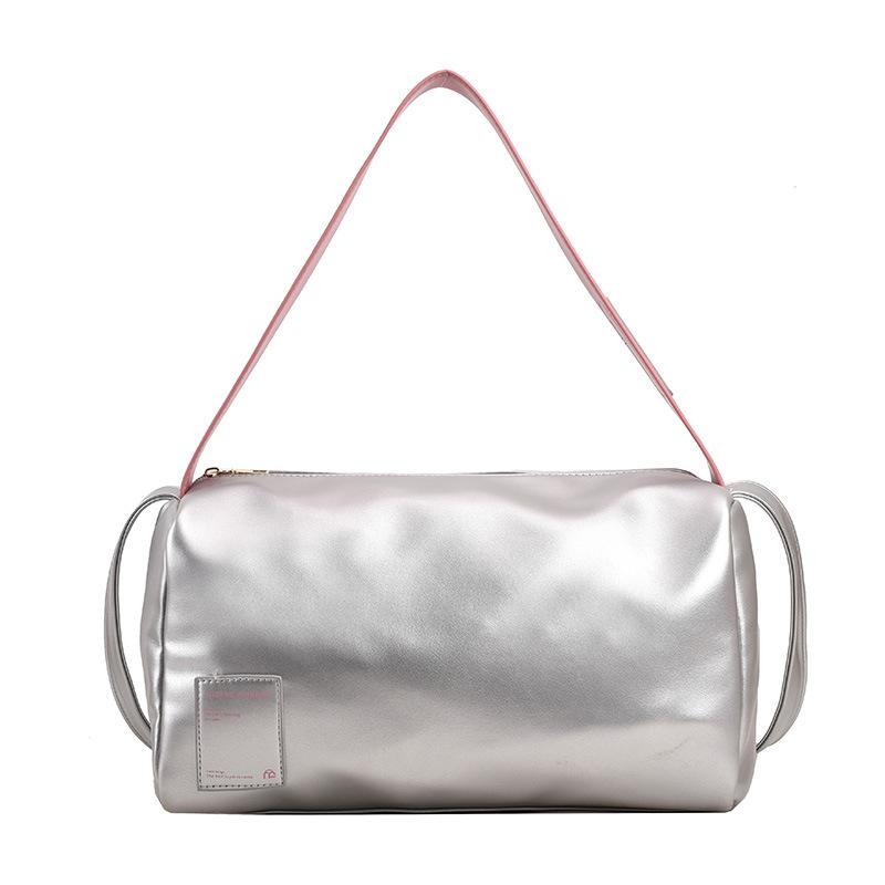 Large-Capacity Bags Women'S Fashion Summer Simple And Versatile Shoulder Messenger Bags Are Now Popular Textured Pillow Bags