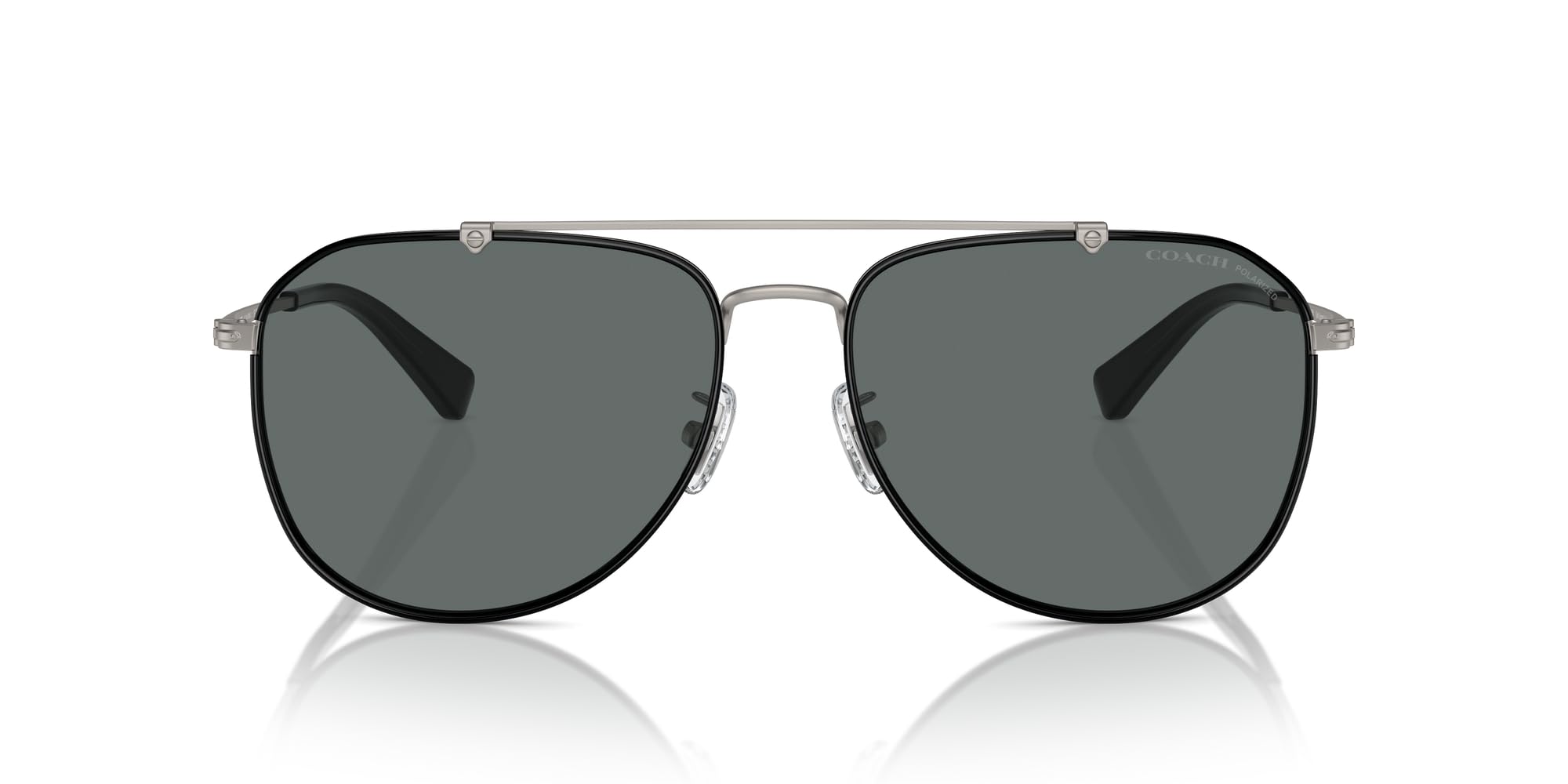 

Sunglasses HC7164 CR626 SATIN 59 [Coach] Men s GUNMETAL/BLACK