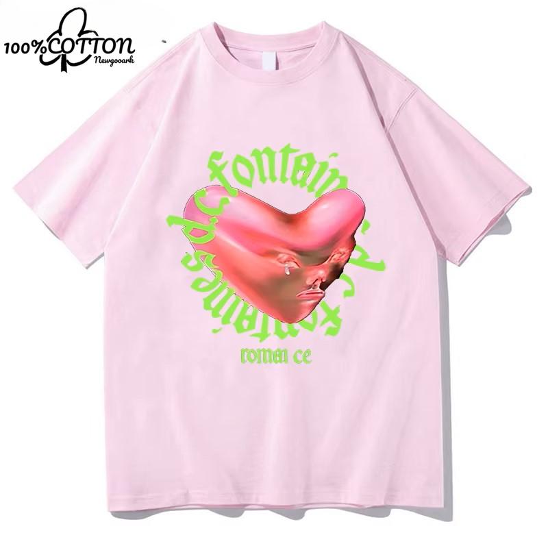 2024 Fontaines D.C.Romance T Shirt in The Modern World  Clothing Harajuku T-Shirt Unisex High Quality Tops Cotton S-6XL
