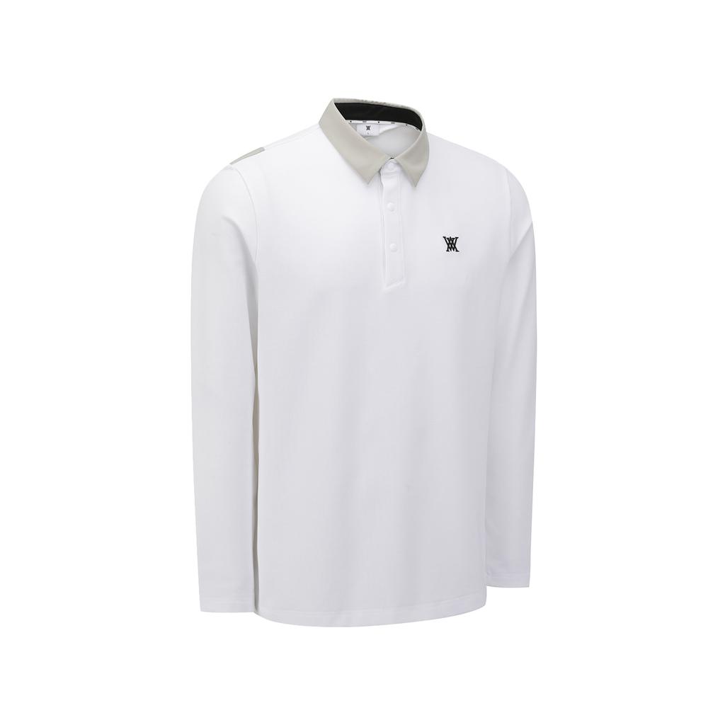 ANEW GOLF Men Essential Long T-Shirt_Wh
