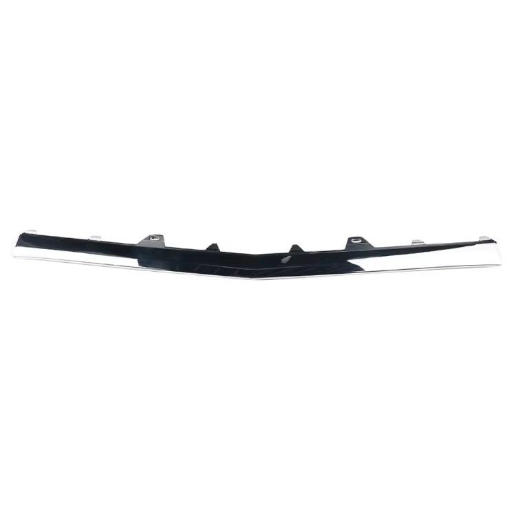 2128852774, 2128852674, and 2128852874 Fit the Chrome Trim Strip On the Front Bumper of a Mercedes-Benz W212.