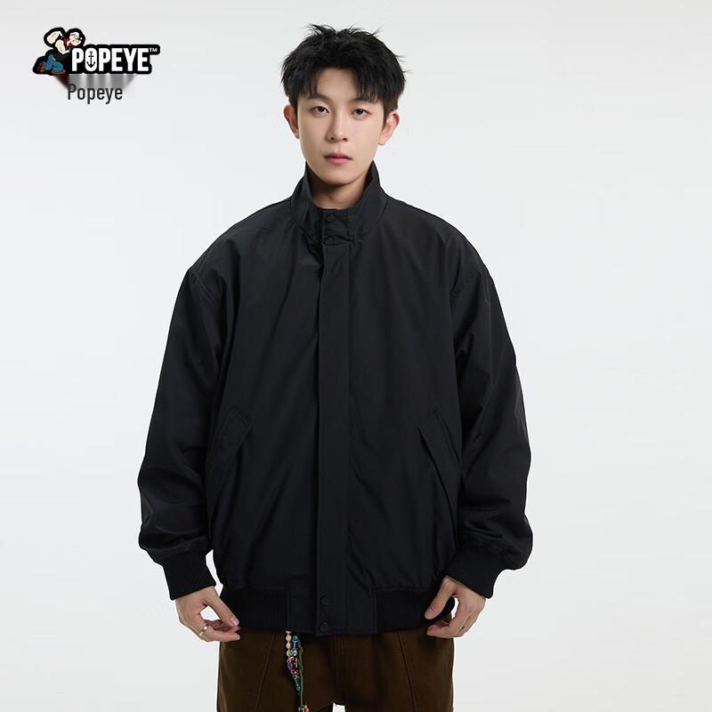 

Popeye Men s Cleanfit Flight Harrington Jacket L