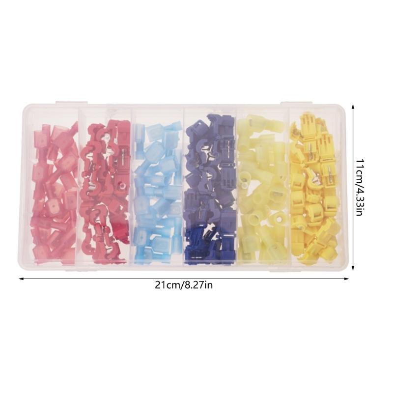 120pcs Electrical Connectors Hassle Frees Connection Solution Wire Quick Splices Connectors Electrical Wire Connectors